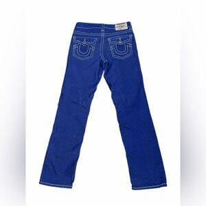 True Religion Boys Corduroy Pants | Size 12 | Straight Leg | Blue